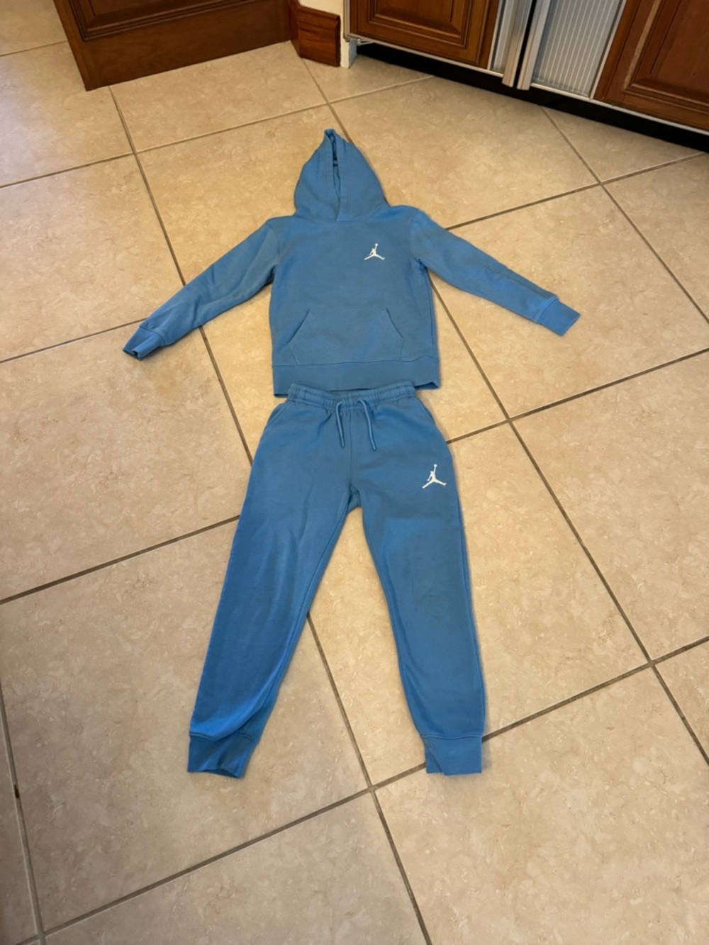 Jordan Kids Blue Hoodie and Joggers Set
